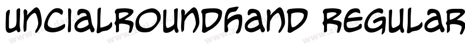 UncialRoundhand Regular字体转换